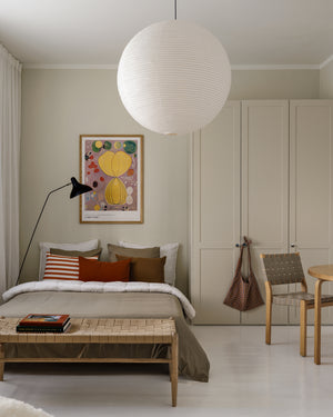 A.S.Helsingö wardrobe Ensiö in ivory beige colour in bedroom